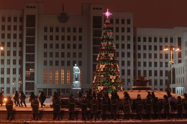 Акция протеста белорусской оппозиции