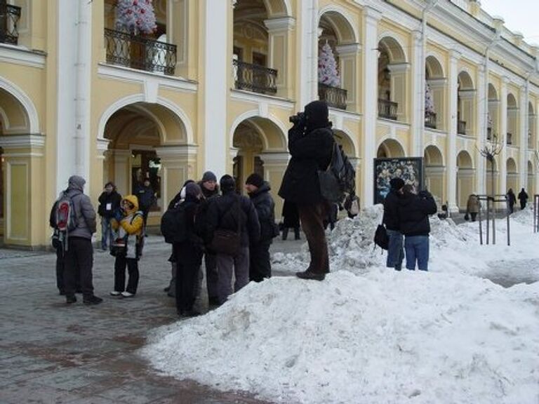 Уборка снега в Санкт-Петербурге