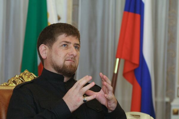 Глава Чеченской республики Рамзан Кадыров. Архив