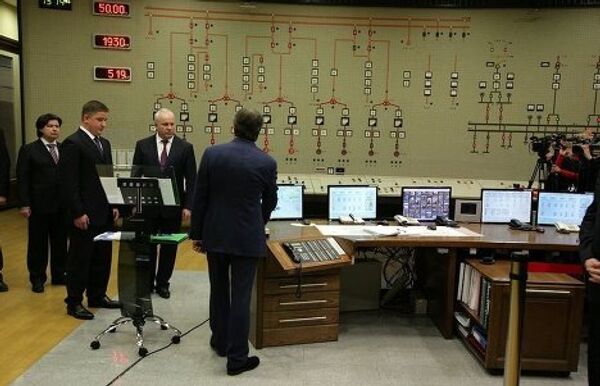 Запуск гидроагрегата №3 Саяно-Шушенской ГЭС в энергосеть для эксплуатационных испытаний
