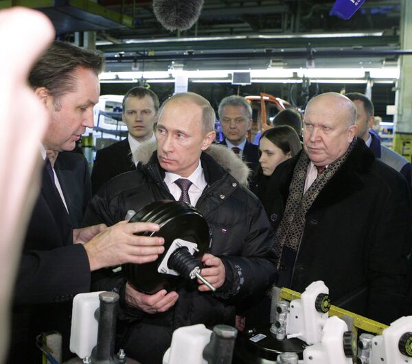 Рабочая поездка премьер-министра РФ Владимир Путина в Нижний Новгород