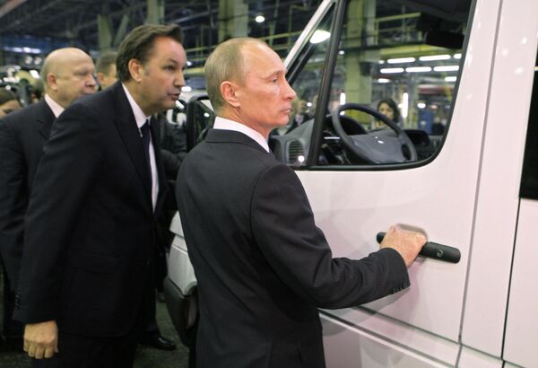 Рабочая поездка премьер-министра РФ Владимир Путина в Нижний Новгород