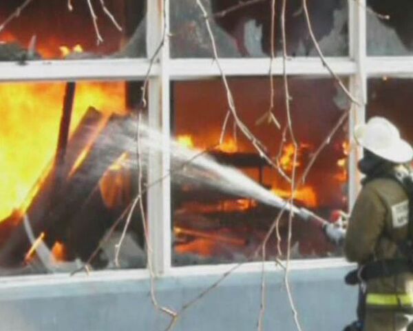 За час пожар уничтожил 800 квадратных метров в центре Краснодара