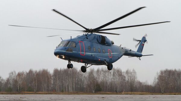Первый полет нового среднего гражданского транспортно-пассажирского вертолёта Ми-38. Архивное фото