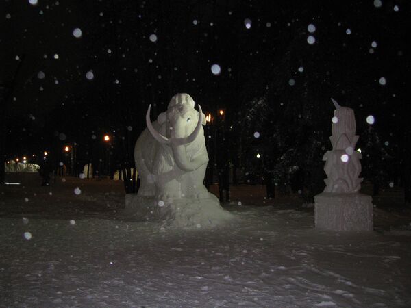 Снежные скульптуры 
