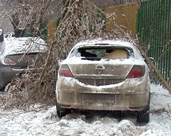 Ледяной дождь превратил Москву в зону бедствия