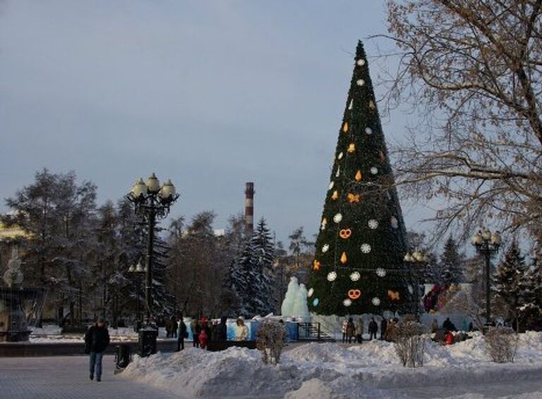 Как украсили Иркутск