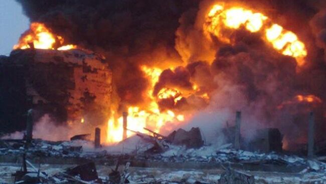 Взрыв произошел на строящемся нефтеперерабатывающем заводе в Забайкалье