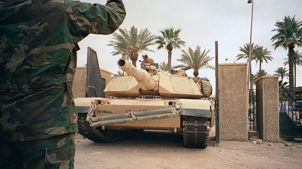 Американские танки в Багдаде. Архивное фото