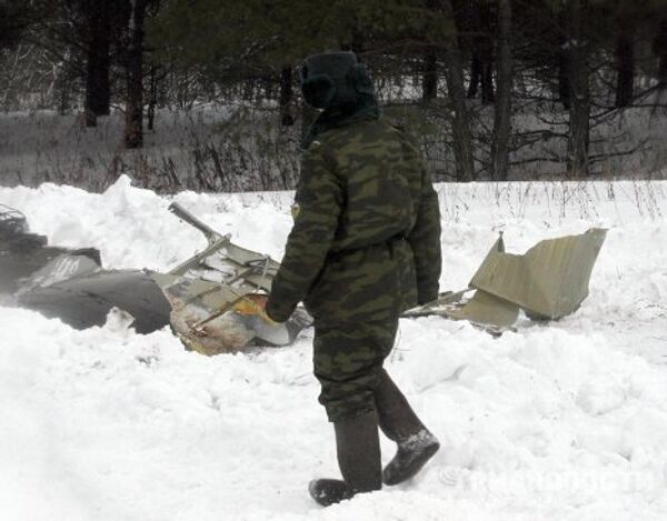 Крушение военного самолета Ан-22 в Тульской области