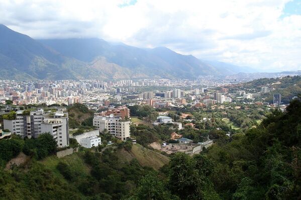 Вид на Каракас, столицу Венесуэлы