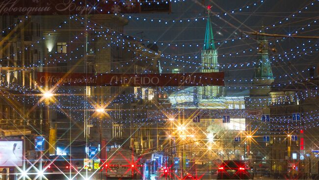 Москва готовится к встрече Нового года