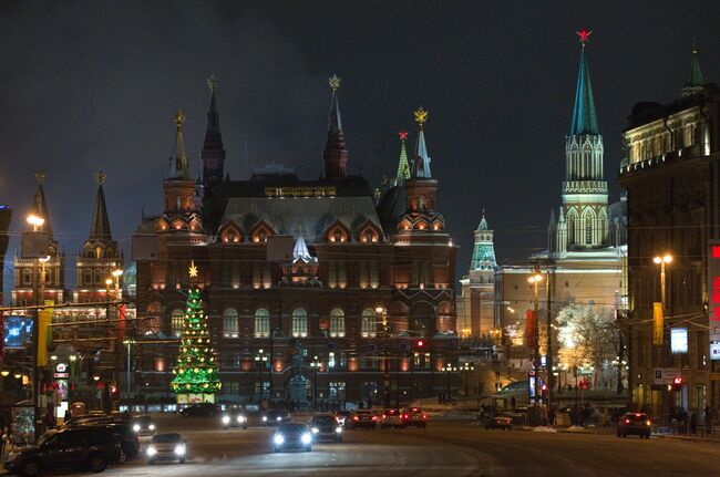 Москва встречает Новый год