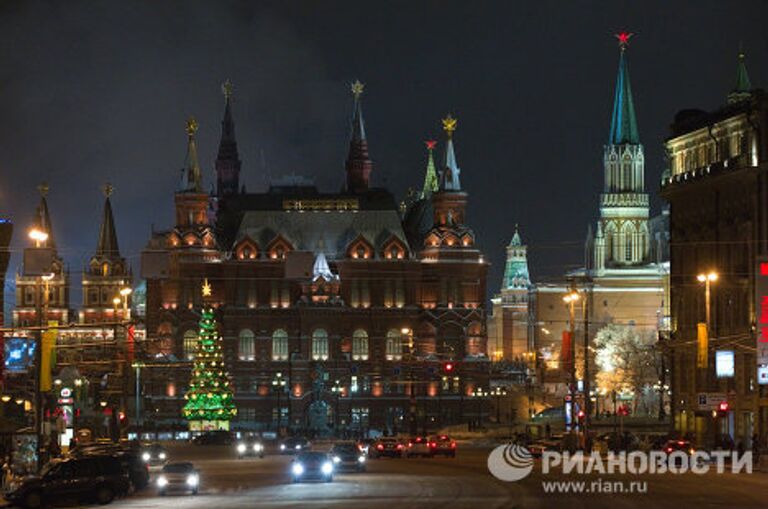 Москва готовится к встрече Нового года