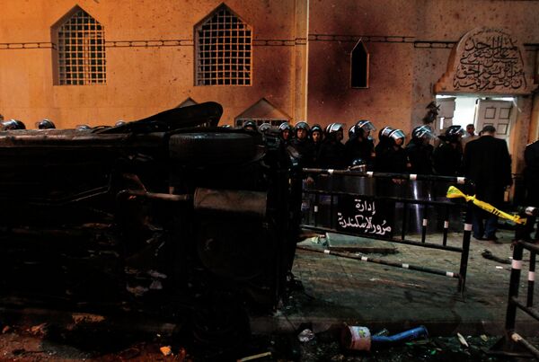 Взрыв у церкви в египетском городе Александрия