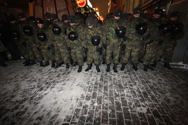 Несанкционированный Марш несогласных 31 декабря в Москве