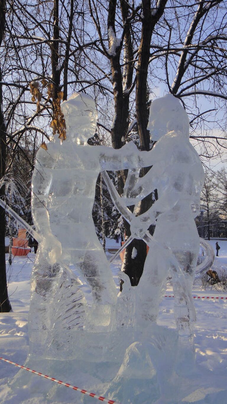 Выставка ледяных скульптур на ВВЦ