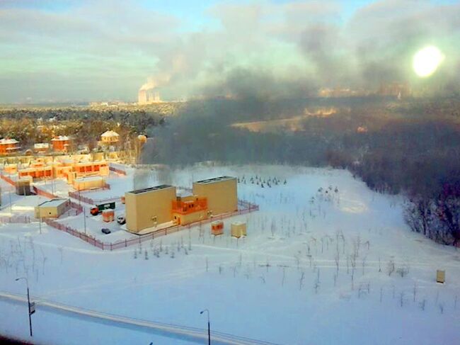 Пожар в Серебряноборском тоннеле