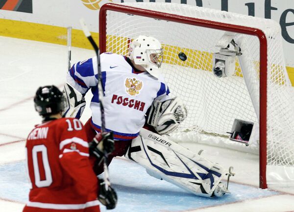 Финальный матч молодежного чемпионата мира по хоккею-2010. Россия-Канада.
