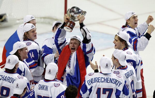 Российская молодежная сборная по хоккею стала Чемпионом мира