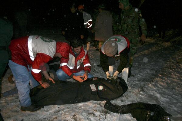 Жертвы крушения пассажирского самолета Boeing-727 на северо-западе Ирана 9 января 2011 года