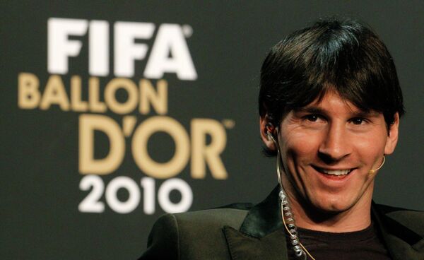 Аргентинец Лионель Месси назван ФИФА лучшим футболистом 2010 года