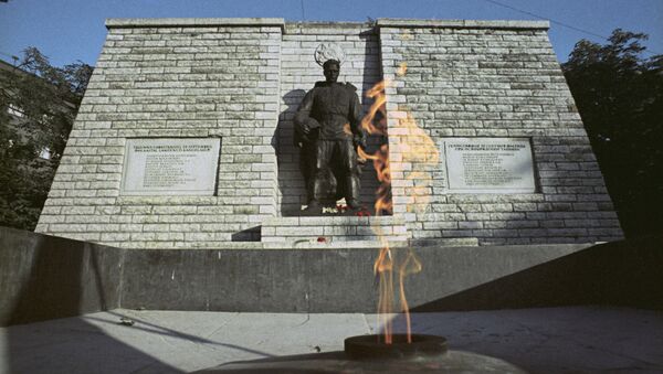 Памятник советскому Воину-освободителю Таллина. Архивное фото