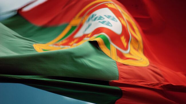 Флаг Португалии. Архивное фото