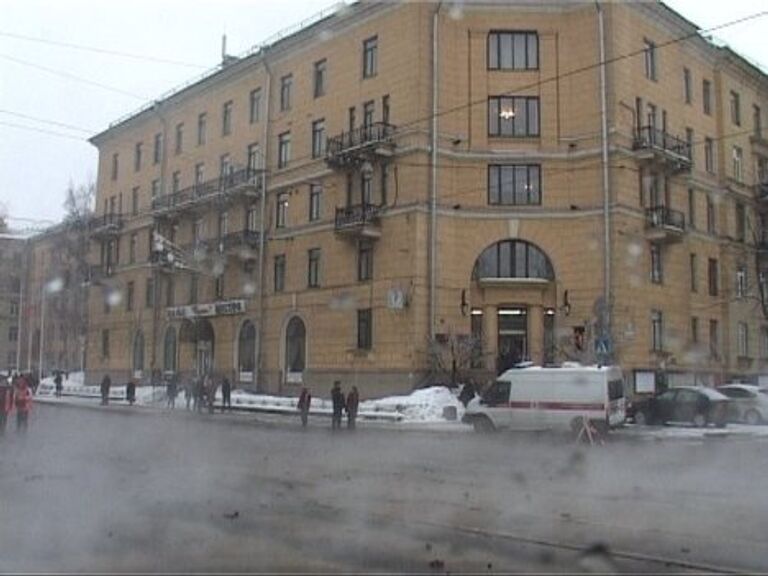 Прорыв трубы в Санкт-Петербурге