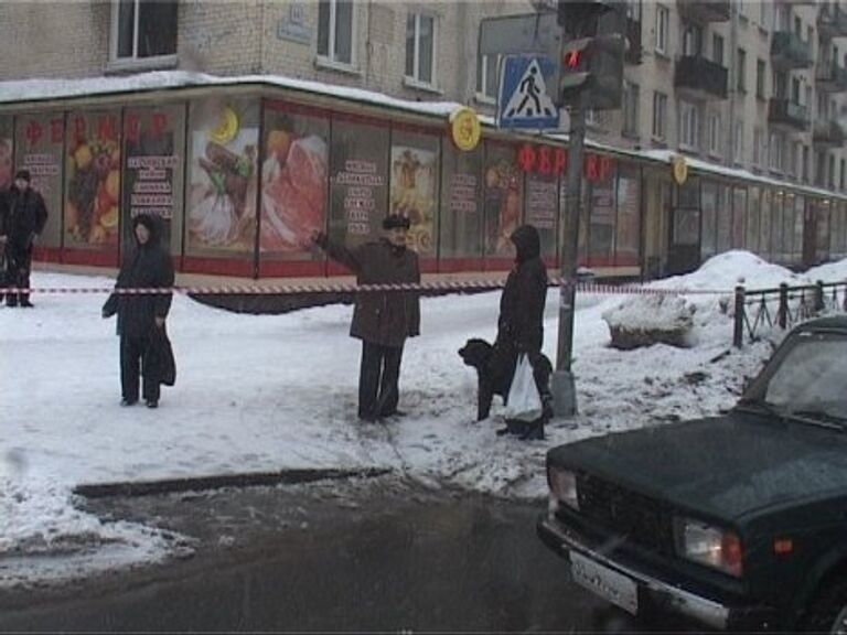 Прорыв трубы в Санкт-Петербурге