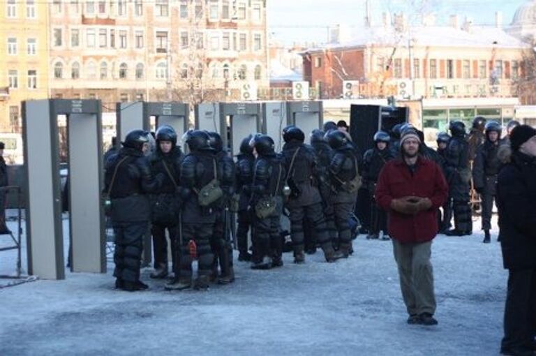 Митинг и панихида в Петербурге