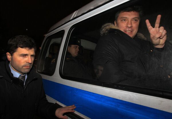 Борис Немцов выпущен на свободу