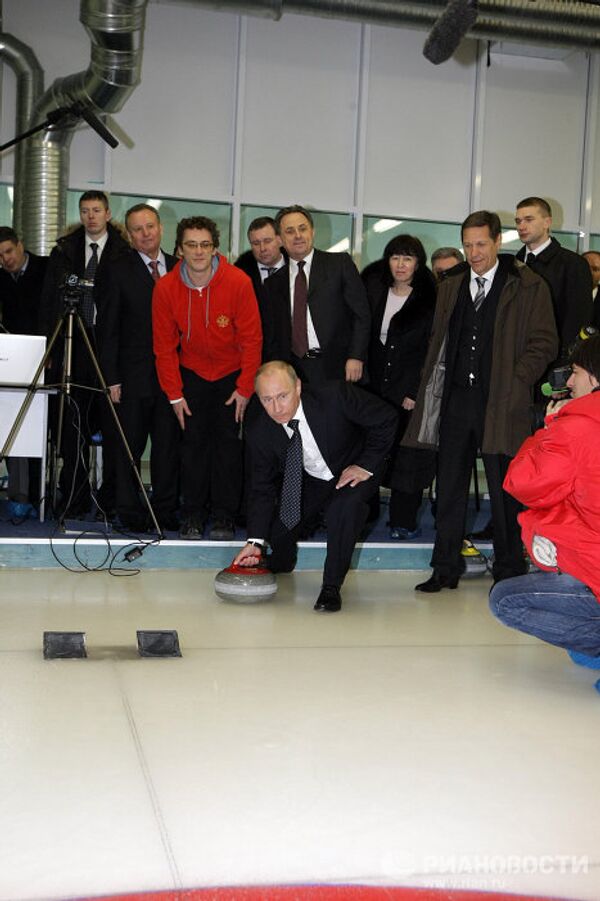 Владимир Путин посетил учебно-тренировочный центр Новогорск