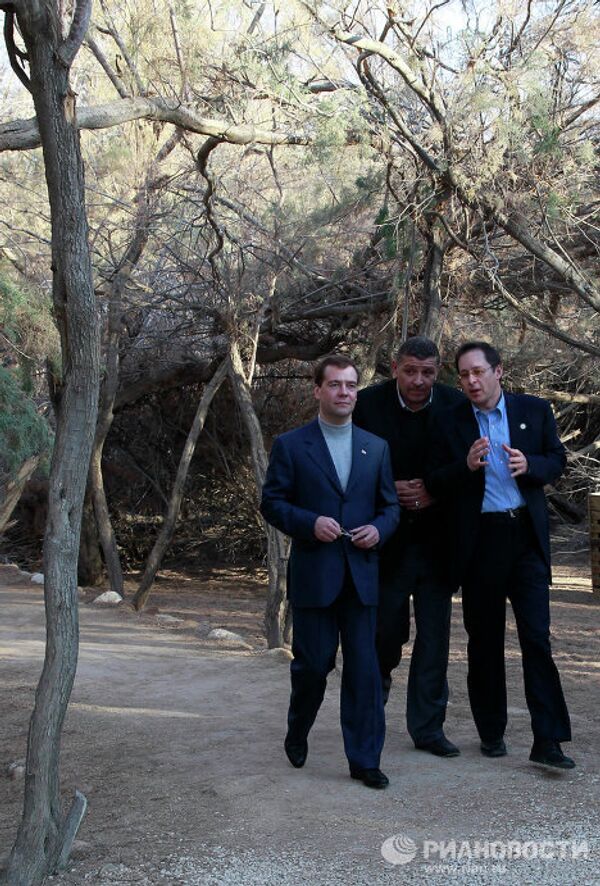 Второй день рабочего визита Д.Медведева в Иорданию