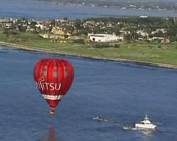 Воздушный шар с туристами сбился с курса и улетел в открытое море