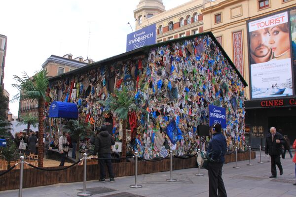 Гостиница из мусора открылась в центре Мадрида