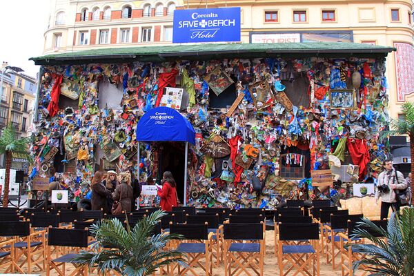 Гостиница из мусора открылась в центре Мадрида