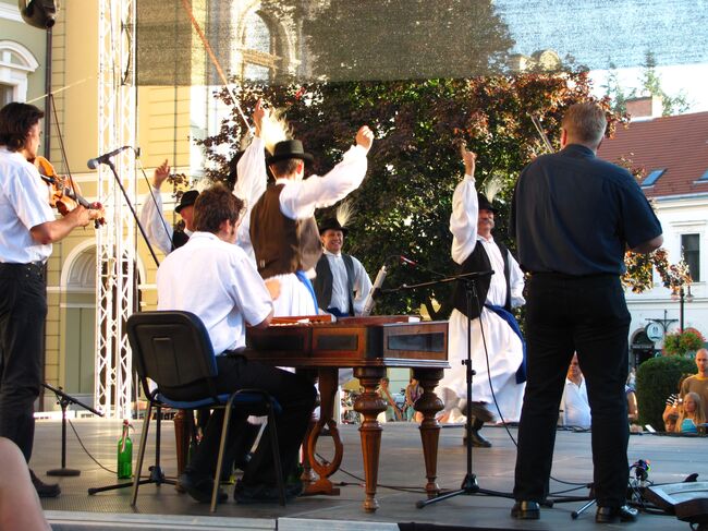 Венгерские исполнители в городе Эгер