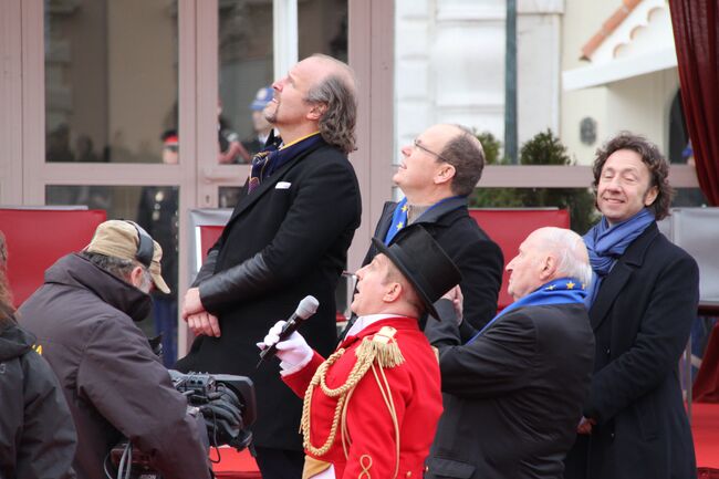 Князь Монако Альбер Второй на представлении в честь 35-летия фестиваля