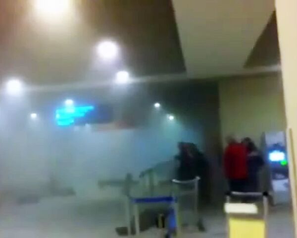 Видео из аэропорта Домодедово, где произошел взрыв
