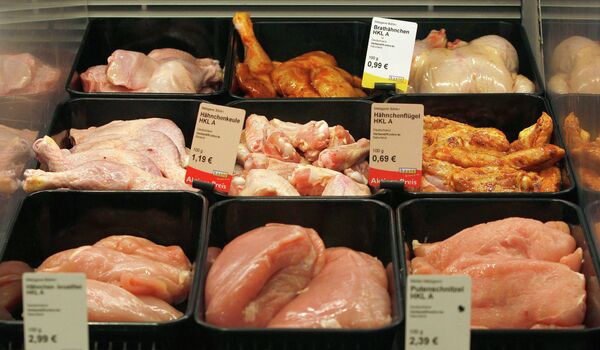 Россия вводит временный запрет на ввоз мяса птицы из Германии