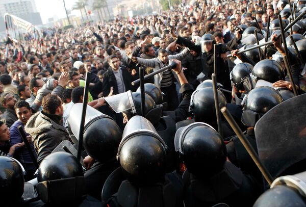 Демонстрация День гнева на улицах Каира