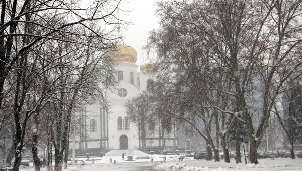 Зима в Краснодаре. Архивное фото.