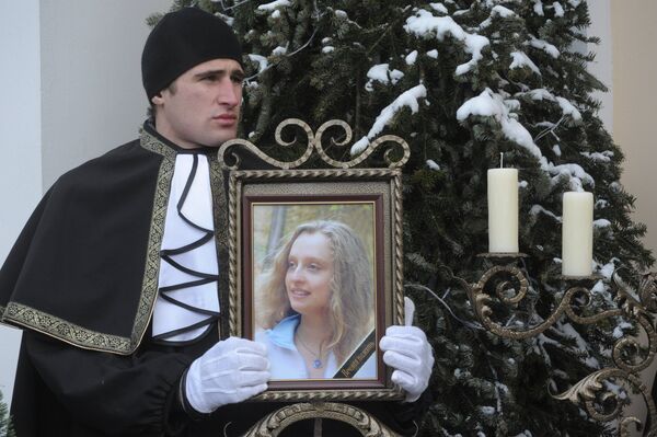 Похороны жертв теракта в Домодедово
