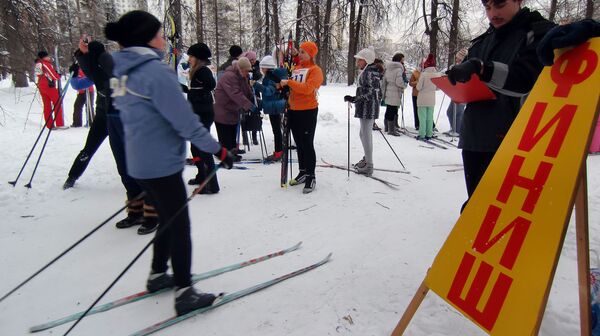 В районе Бирюлево-Восточное прошел этап лыжных соревнований.