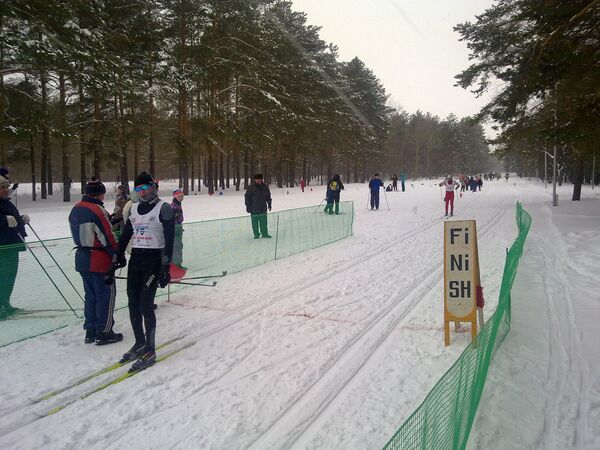 1 этап первенства детско-юношеской спортивной школы Титан по лыжным гонкам