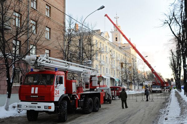 Частичное обрушение жилого дома в Ярославле