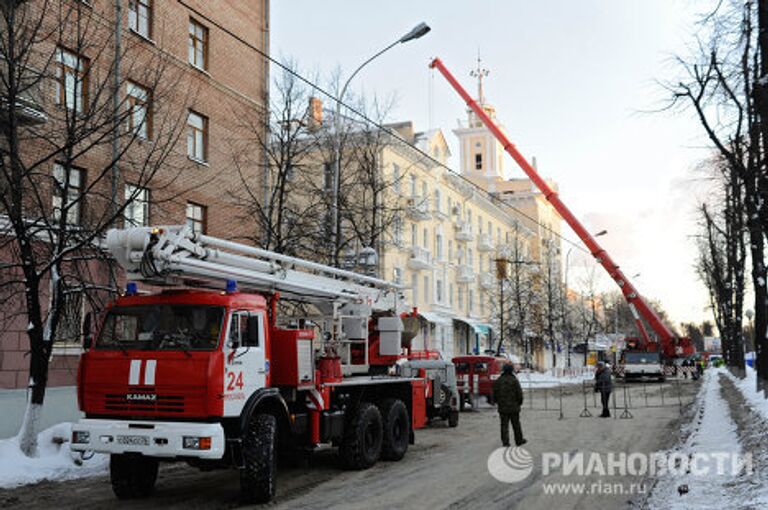 Частичное обрушение жилого дома в Ярославле