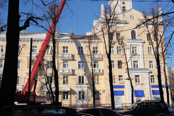 Жилой дом частично обрушился в Ярославле