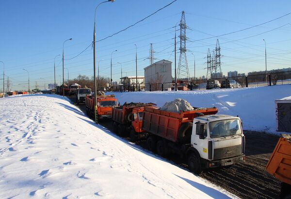 Снегоплавильня в Москве 
